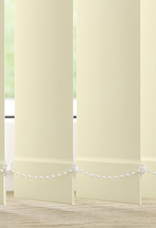 Palermo (Blackout), Cream - Vertical Blind Slats